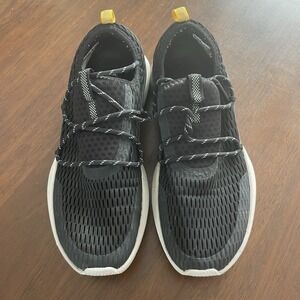 SOREL Women's Black Kinetic Impact Lace Sneakers Sleek Mesh Design Size 9